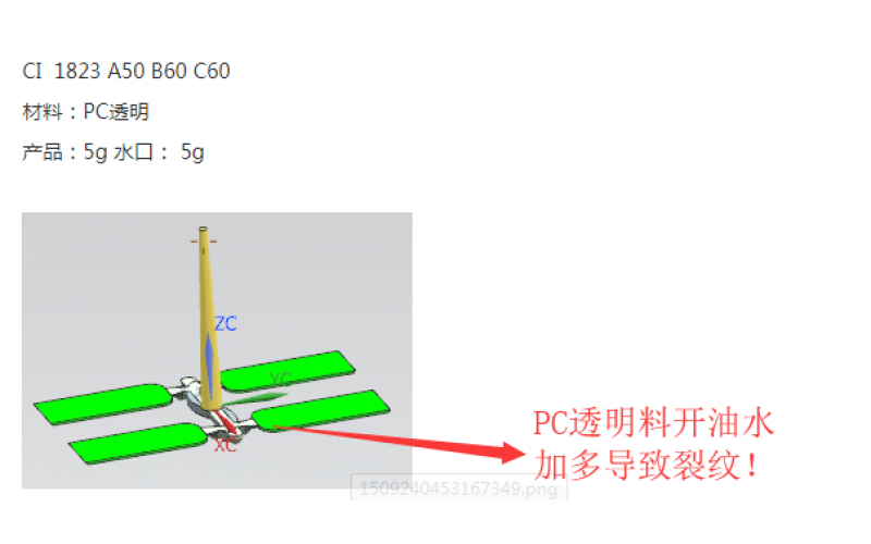 PC 透明件噴油絲印的禁區(qū) ， 容易開裂， 小心調(diào)油， 少用開油水， 盡量用防白水。